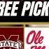 MISSISSIPPI STATE Vs OLE MISS Picks Prediction Rivalry Week College Football Free Picks Today