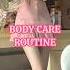 BODY CARE ROUTINE Trending Viral Love Shorts