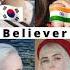 Who Sang It Better Believer Song Coverby Aish Jfla USA India Russia India Southkorea Shorts