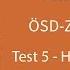 Arena ÖSD Β2 J Test 5 Hören Aufgabe 1 Prüfungsvorbereitung ÖSD Zertifikat B2 Für Jugendliche