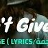 JORGE Don T Give Up Lyrics مترجمة