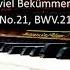 Seufzer Tränen Kummer Not From Cantata No 21 J S Bach Piano Accompaniment