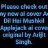 Please Check Out My New Ai Cover Mlp Mylittlepony Applejack Arijitsingh Aedilhaimushkil