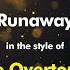 The Overtones Runaway Karaoke Version From Zoom Karaoke