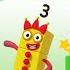 Learn To Count 12345 Numberblocks 1 Hour Compilation Level 1 123 Numbers Cartoon For Kids