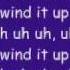 Wind It Up Lyrics On Screen