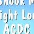 You Shook Me All Night Long ACDC Karaoke Version