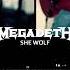 MEGADETH She Wolf GUITAR COVER TAB