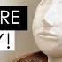 DESIGNING HIGH END HOME DECOR How To Sculpt An Abstract Face With Air Dry Clay