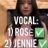 Ranking Blackpink Members As All Rounders Blackpink Jennie Lisa Rosé Jisoo