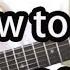 How To Play A Taste Of Honey The Beatles Guitar Tutorial With Tabs