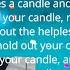 Carry Your Candle Karaoke With Lyrics Go Light The World Karaoke With Lyrics By Johan S Paul