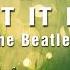 Let It Be The Beatles Karaoke Version Key C