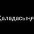 Алишер Қонысбаев Қаладасыңғо Текст Караоке