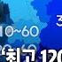 이슈픽 최고 120mm 강한 비바람 벼락 돌풍 영하권 으로 떨어져 기온 뚝 YTN