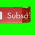 Green Screen Subscribe Button Animated Paint Peeling 4K UHD Royalty Free Video Greenscreen