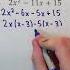 Factoring By Grouping Example Shorts Algebra Math Maths Mathematics