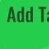 How To Add Tags In Taks