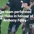 Emotional Haka For Anthony Foley