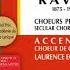 Poulenc Accentus Chansons Francaises Pour Choeur à Capella Margoton Va T A L Iau