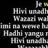 Mbosso Watakubali Official Lyrics