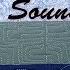 Quilting Border Sound Waves