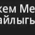 Мирлан Алыкулов Энекем менин байлыгым караоке