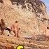 Prowling Panther Beach Nudist Group Explores Oceanside Rock Formations