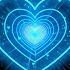 Love Heart Blue Heart Background Heart Tunnel Background Animated Background 3Hours