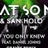 What So Not San Holo If You Only Knew Feat Daniel Johns Graves Remix