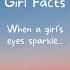 When A Girl S Eyes Sparkle Girl Facts Girlfacts Suscribe Shorts