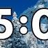 15 Minute Winter Countdown Timer With Relaxing Music