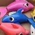 15 Shark Family In Surprise Box Baby Shark Transformer Sea Animals Toys For Kids 아기상어 가족