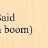 VICTON WHAT I SAID EASY LYRICS