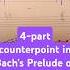 4 Part Counterpoint In Bach S Violin Partita 3 Bach Analysis Violin Musictheory Partita Shorts