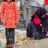 Empathy Of Patient S Divorced Mother And Her Daughters In Building Kitchen Roof On Rainy Day