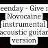 Greenday Give Me Novocaine Acoustic Guitar Instrumental Version