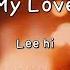 My Love Lee Hi Instrumental Lyrics