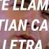 Te Llame Cristian Castro Letra