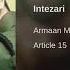 Intezari From Article 15 By Armaan Malik