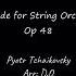 Serenade For String Orchestra Op 48 Pyotr Tchaikovsky Arr Ricardo Guajardo Soto