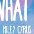 Miley Cyrus Gimme What I Want Lyrics