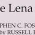 Gentle Lena Clare Arranged By Russell Robinson