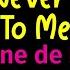 I Ve Never Been To Me Charlène De Lange Karaoke Version