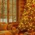 Cozy Christmas Ambience Relaxing Christmas Instrumental Music Crackling Fireplace Sounds