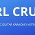 Girl Crush Acoustic Guitar Karaoke Instrumentals Instrumental