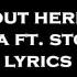 TANIKA FT STORMZY Out Here LYRICS