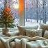 Winter Night In Cozy Room Ambience With Warm Jazz Music Fireplace Sounds For Relaxing 4