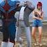 GTAV Captain America Helping Disabled Wife Shorts