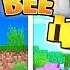 I Survived 100 DAYS As A BEE In HARDCORE Minecraft